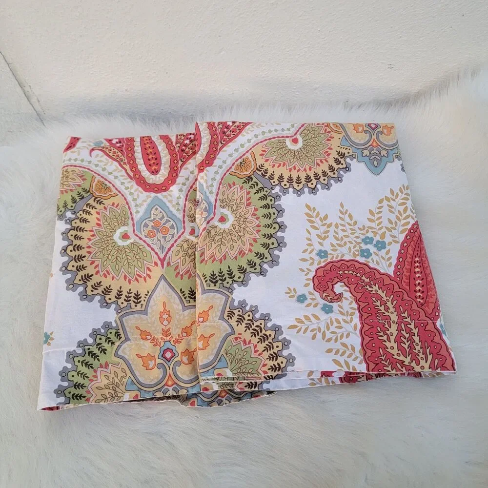 Pottery Barn Linden Paisley Pillow case/Shams King Size 36x20
